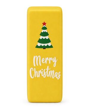 Yellow Christmas butter stick squishy